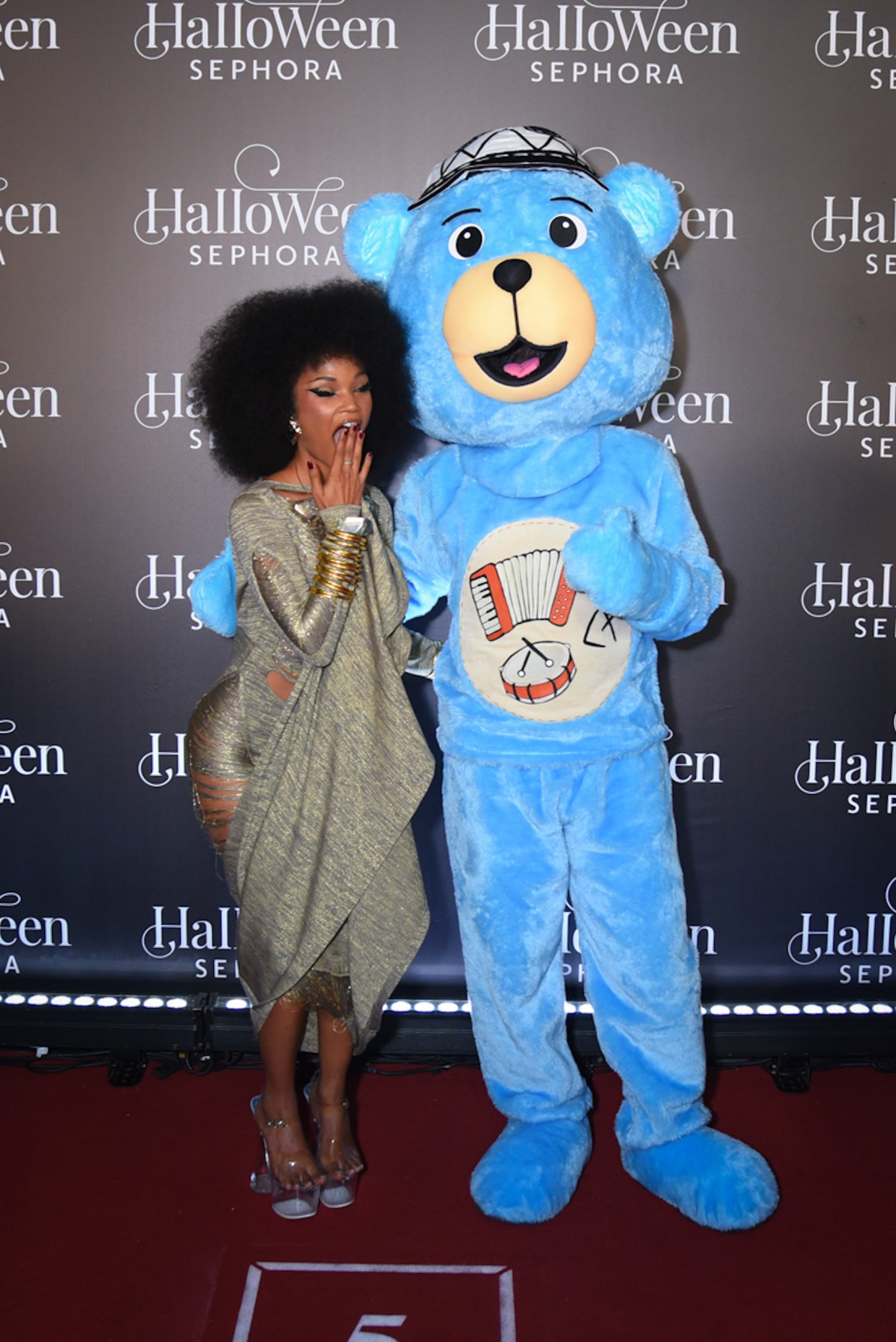 Agnes Nunes e João Gomes chegam no baile de Halloween  - Andy Santana / Brazil News