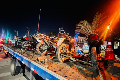Operação em Macaé apreende motos irregulares e reforça fiscalização nas ruas