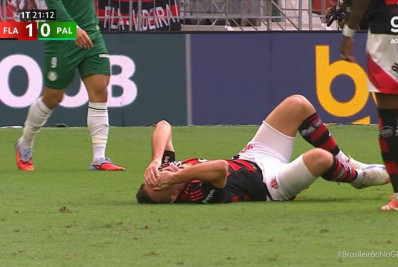 Exames detectam estiramento no ligamento do tornozelo de Léo Ortiz, do Flamengo