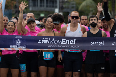 Mov Enel é opção de corrida e caminhada gratuita para toda a família