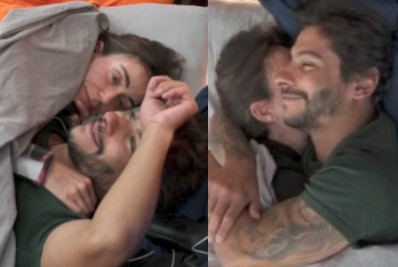 'Estou fraco!': Shia e Michelle Barros vão pra debaixo do edredom e quase se beijam em 'A Fazenda 17'
