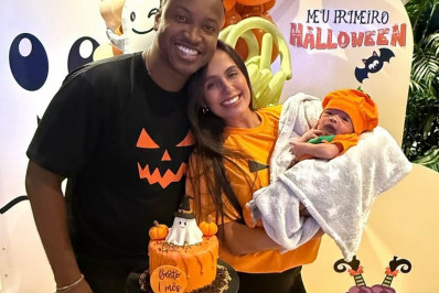 Carol Peixinho e Thiaguinho comemoram primeiro ‘mesversário’ do filho