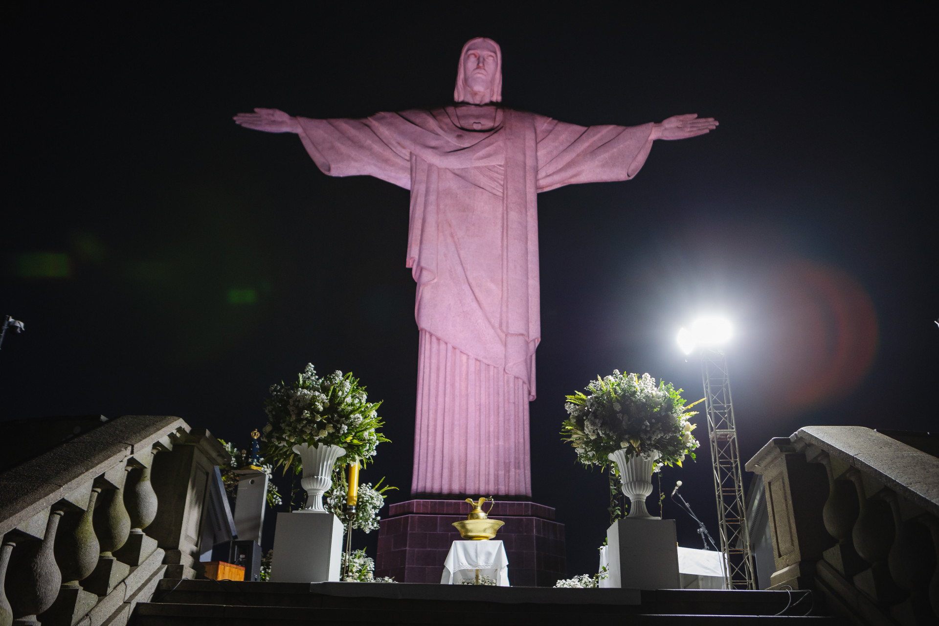 Cerimônias aconteceram aos pés do Cristo Redentor, no Rio de Janeiro  - Divulgação