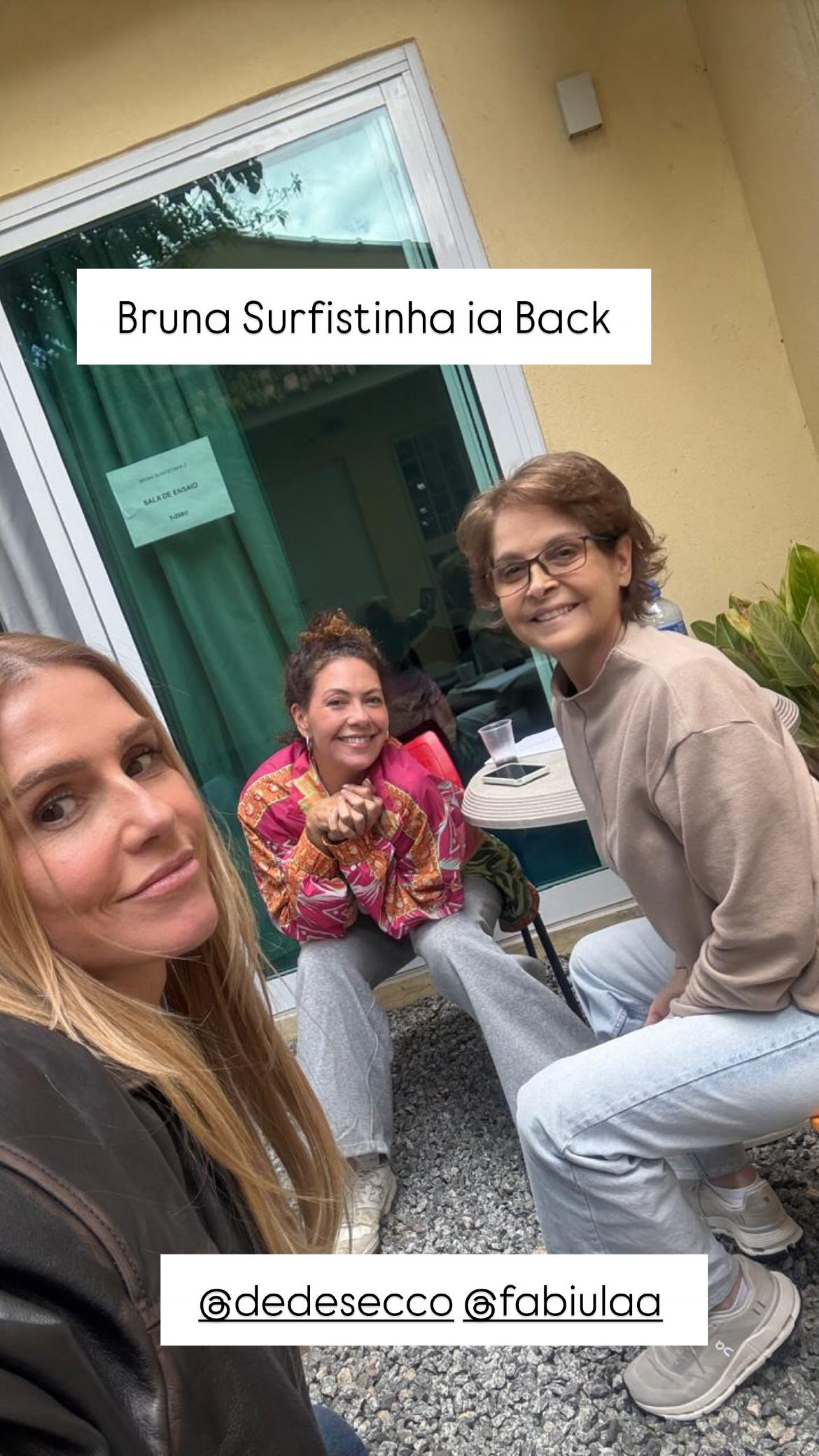 Deborah Secco posta com Fabiula Nascimento e Drica Moraes em reencontro para 'Bruna Surfistinha 2' - Reprodução / Instagram