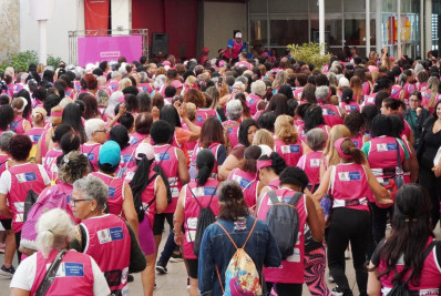 Encontro esportivo reforça campanha Outubro Rosa em São Gonçalo