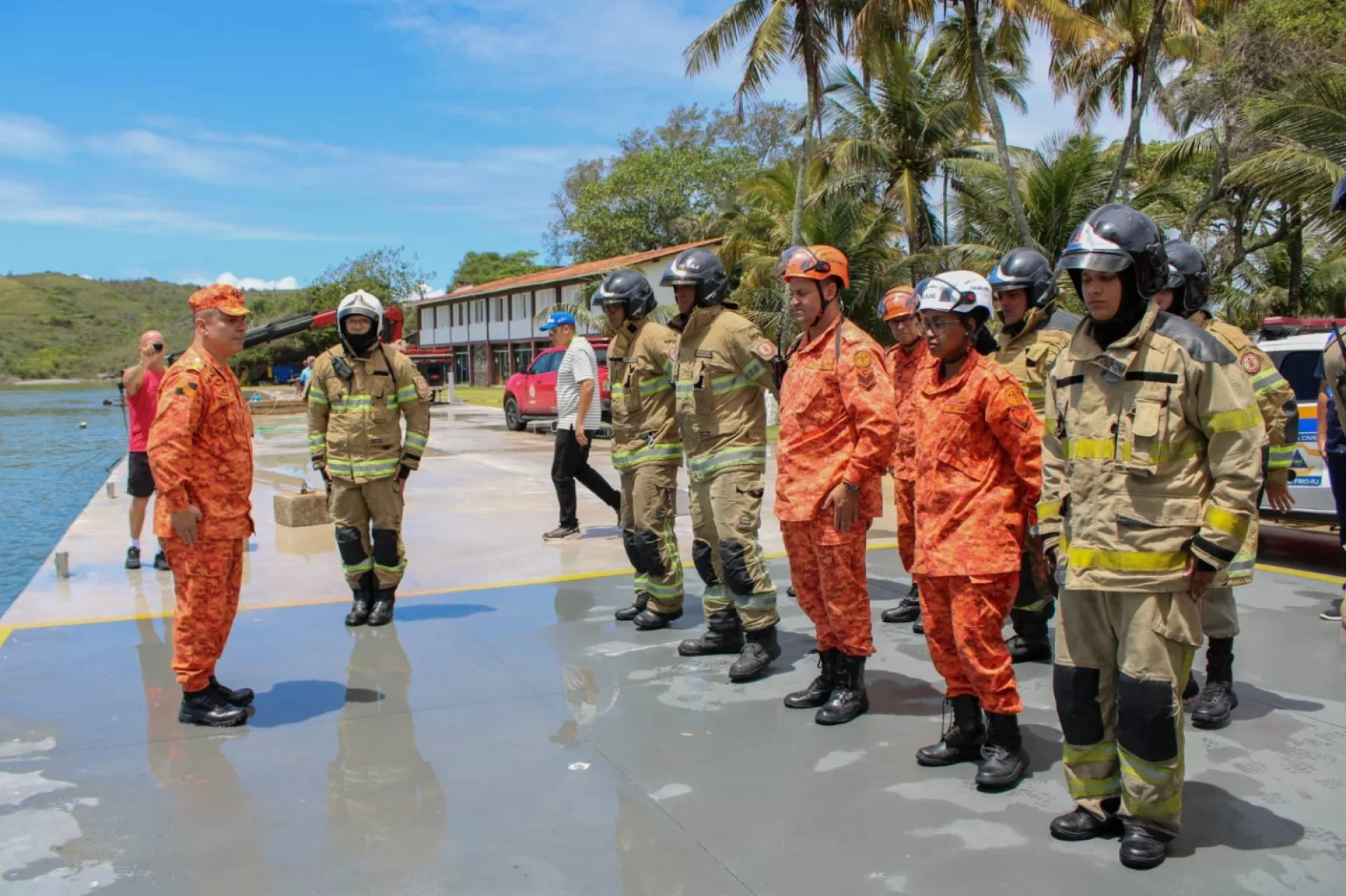 Simulado de emergência aquaviária - Ascom