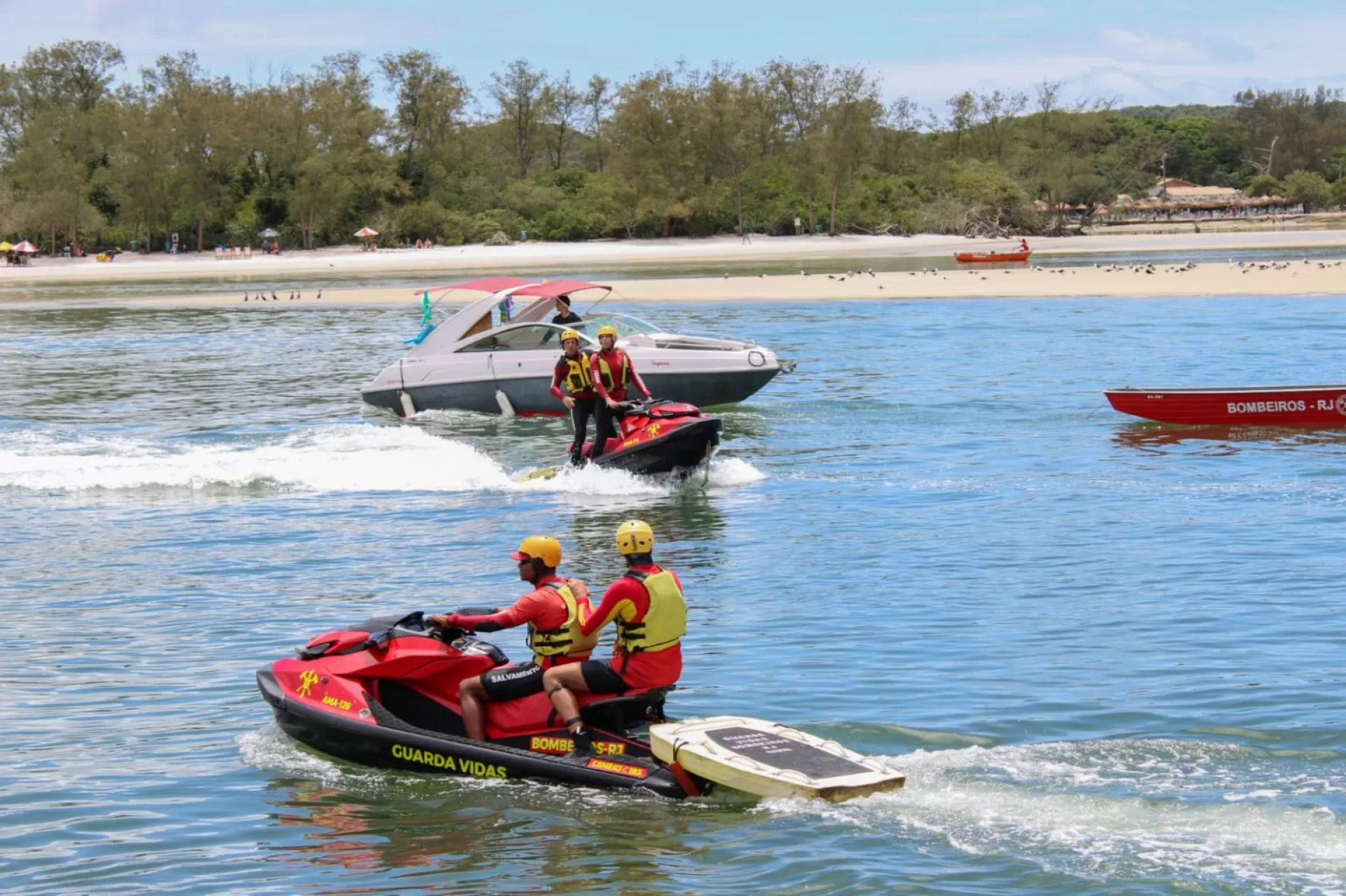 Simulado de emergência aquaviária - Ascom
