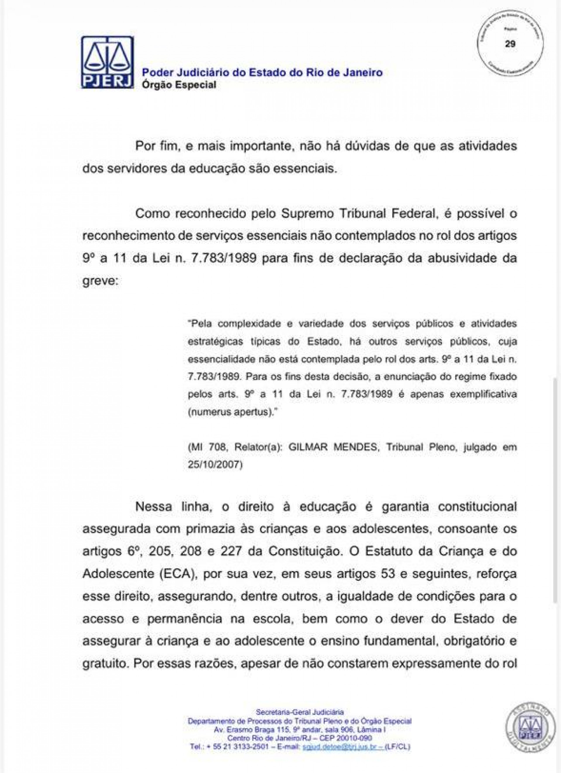 Tribunal do Rio decreta fim da greve dos servidores da Educa&ccedil;&atilde;o em Rio das Ostras - Foto: Reprodu&ccedil;&atilde;o