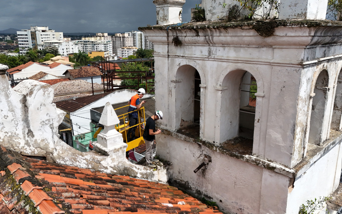 A Defesa Civil realizou uma inspeção no local na terça-feira