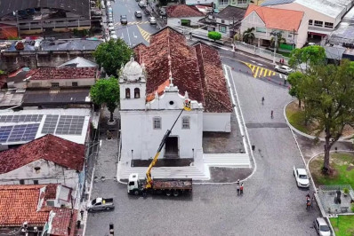 Paróquia São João Batista, patrimônio histórico de Itaboraí, é interditada por risco estrutural