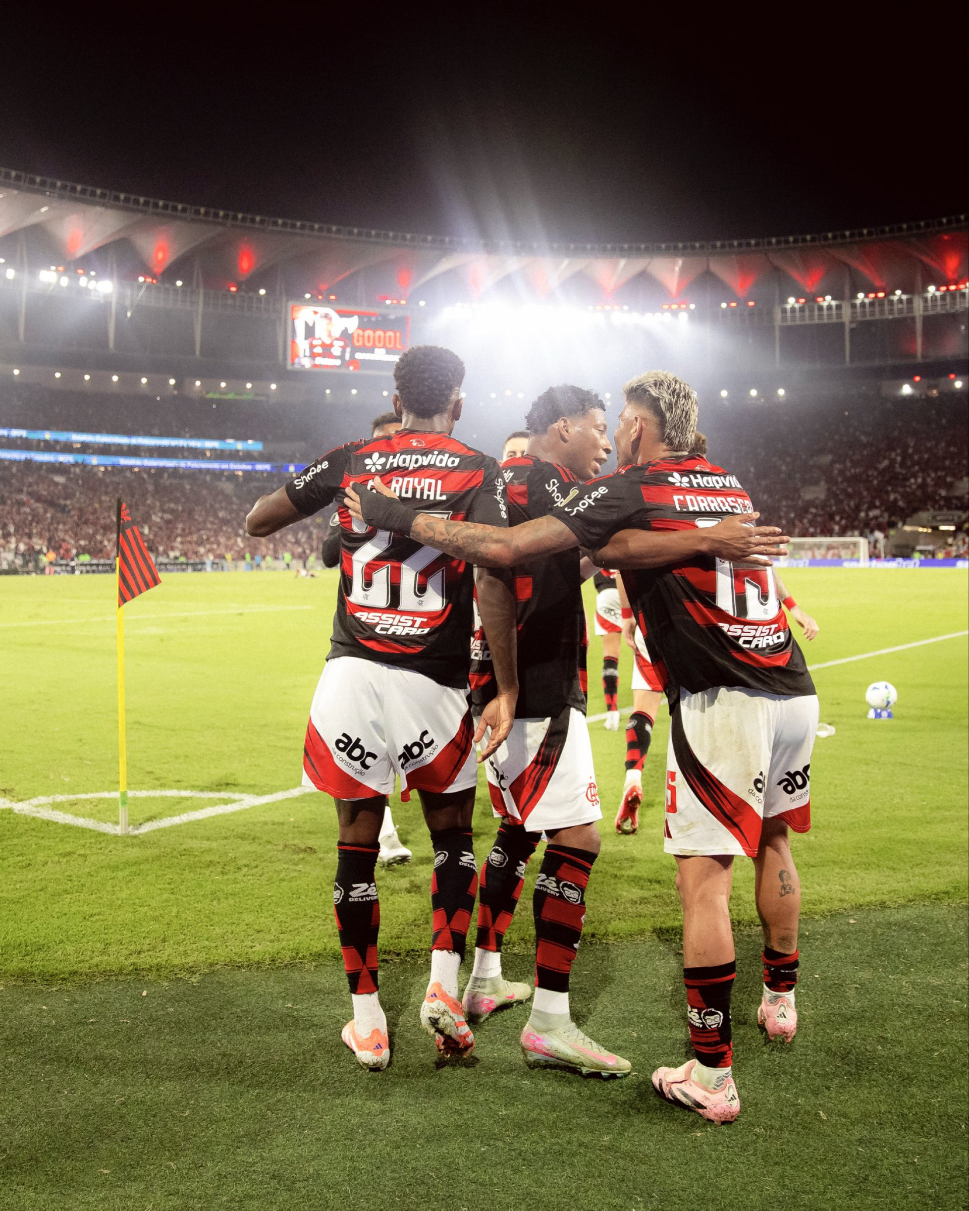 O Flamengo abriu vantagem na semifinal da Libertadores - Adriano Fontes/Flamengo