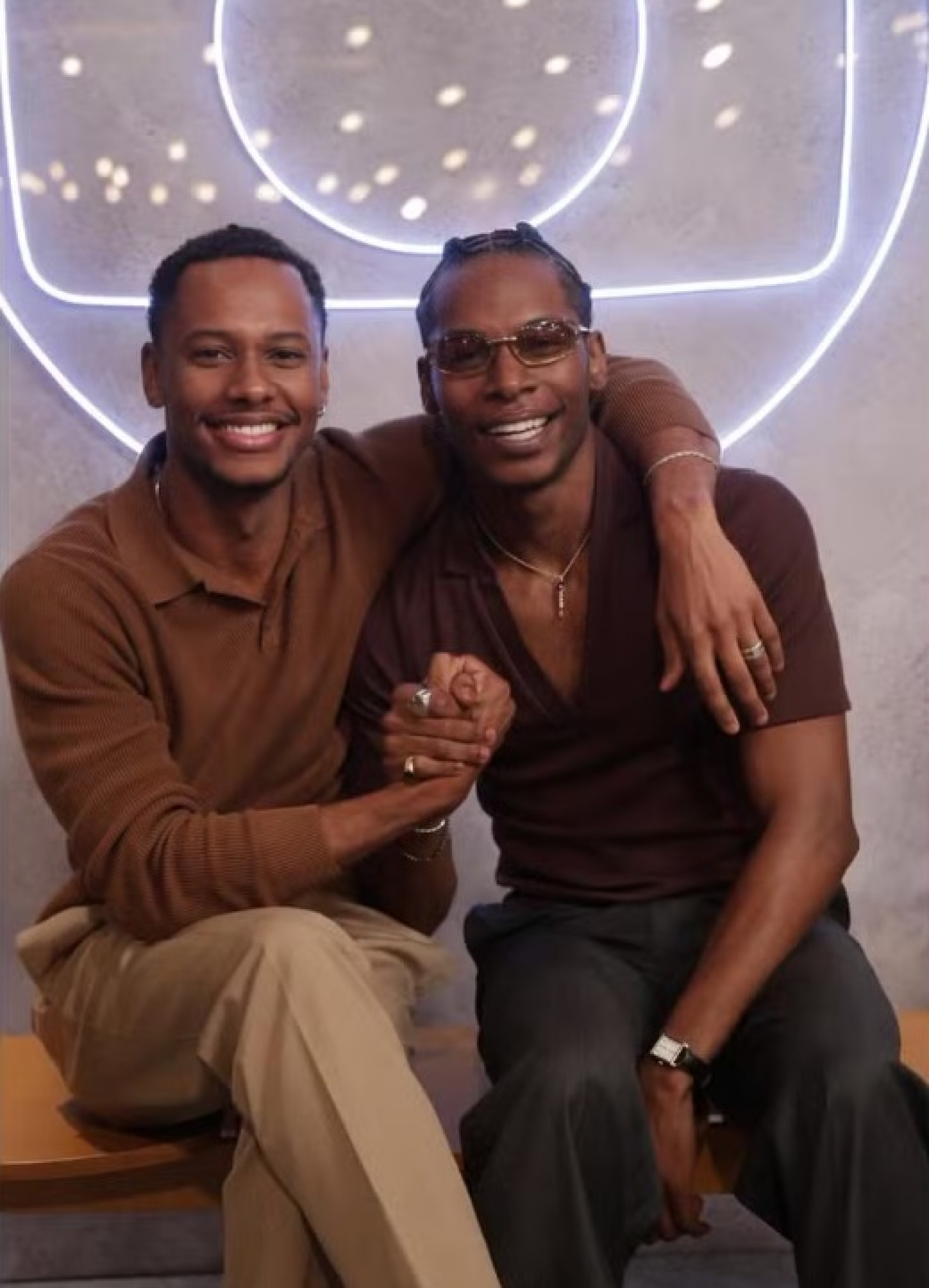 Os irmãos Dan e Breno Ferreira - Beatriz Damy/TV Globo