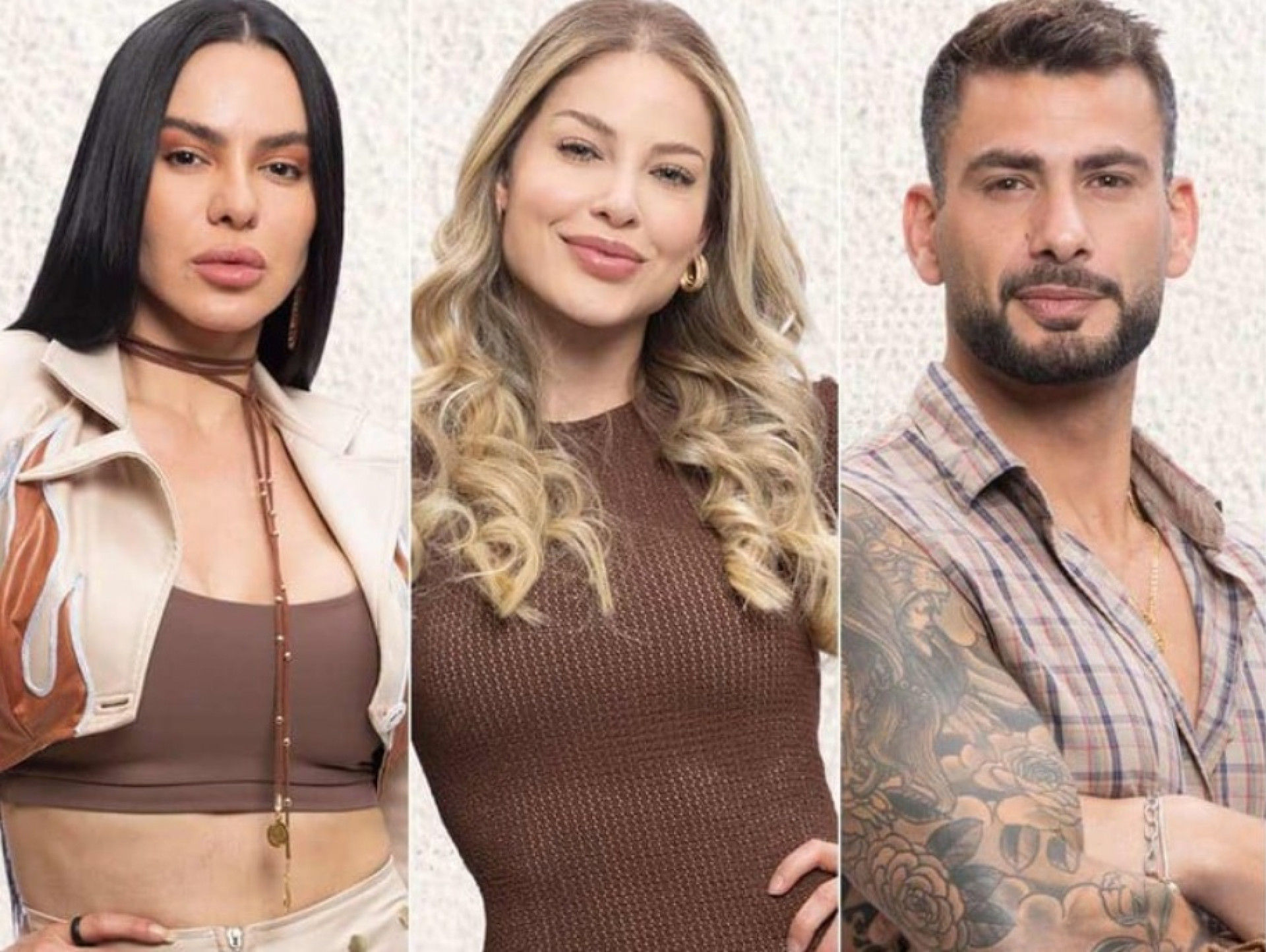 Tamires, Saory e Nizam estão na Roça - Reprodução/Instagram