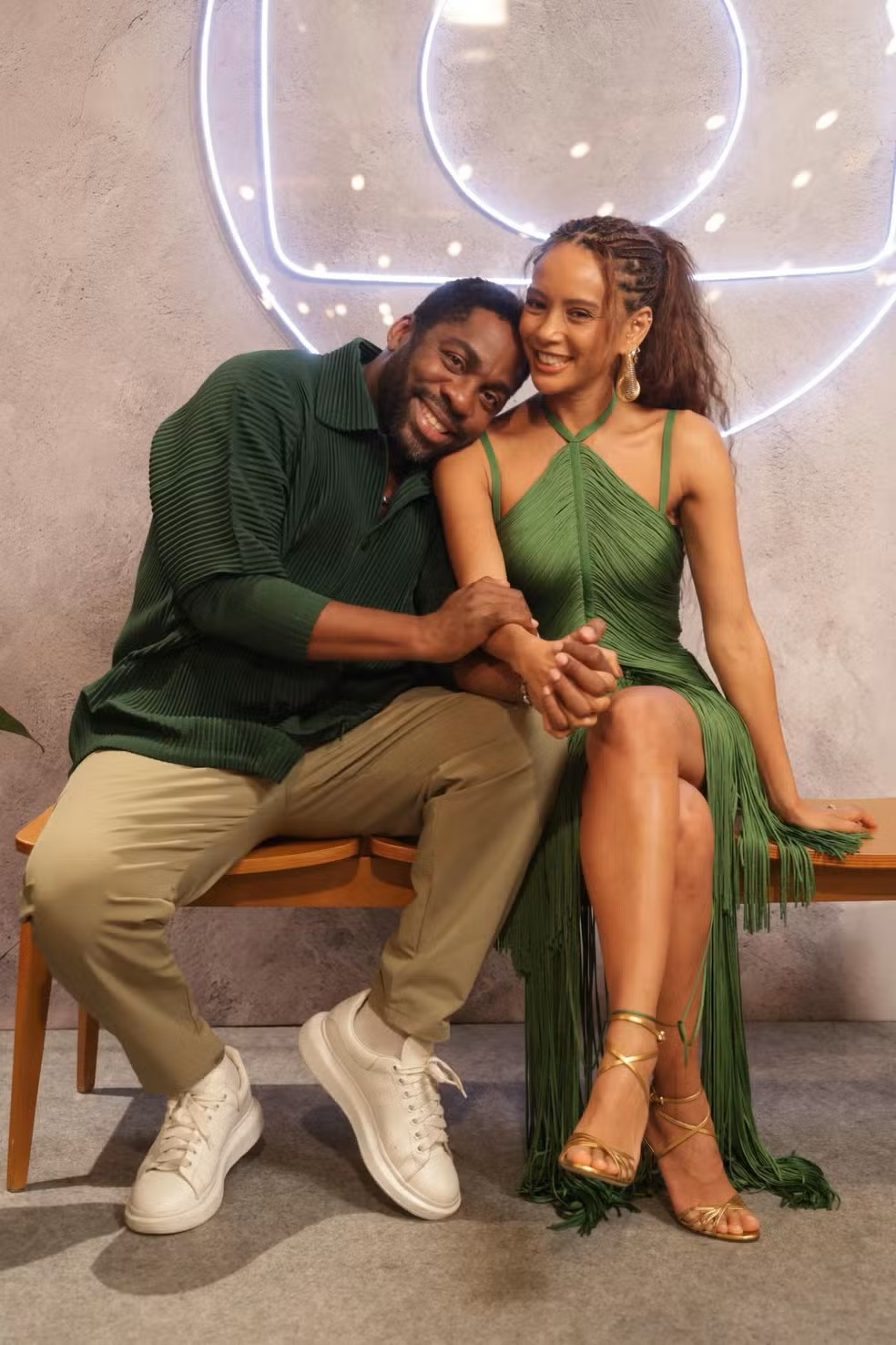 Lázaro Ramos e Taís Araujo -  Beatriz Damy/TV Globo