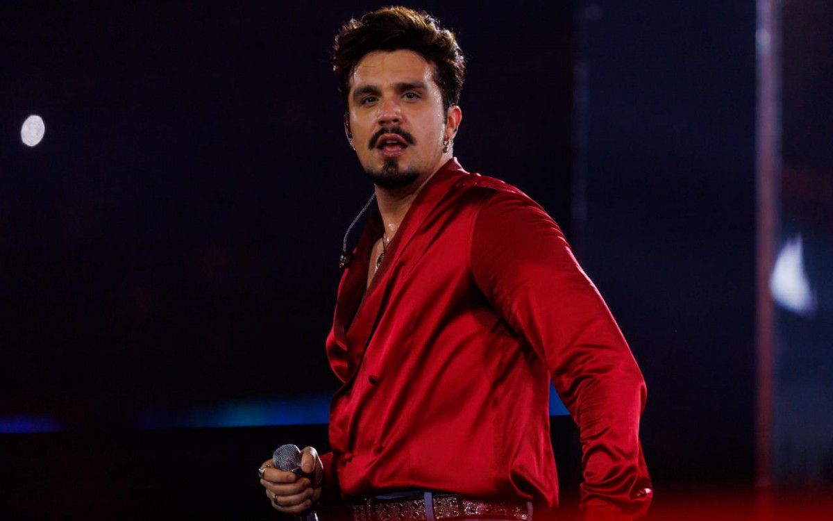 Luan Santana na gravação do DVD \'Registro Histórico\' em Curitiba 