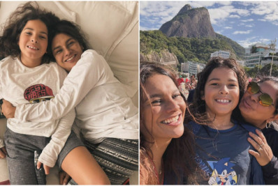 Dira Paes comemora aniversário do filho caçula: 'Uma década de amor'