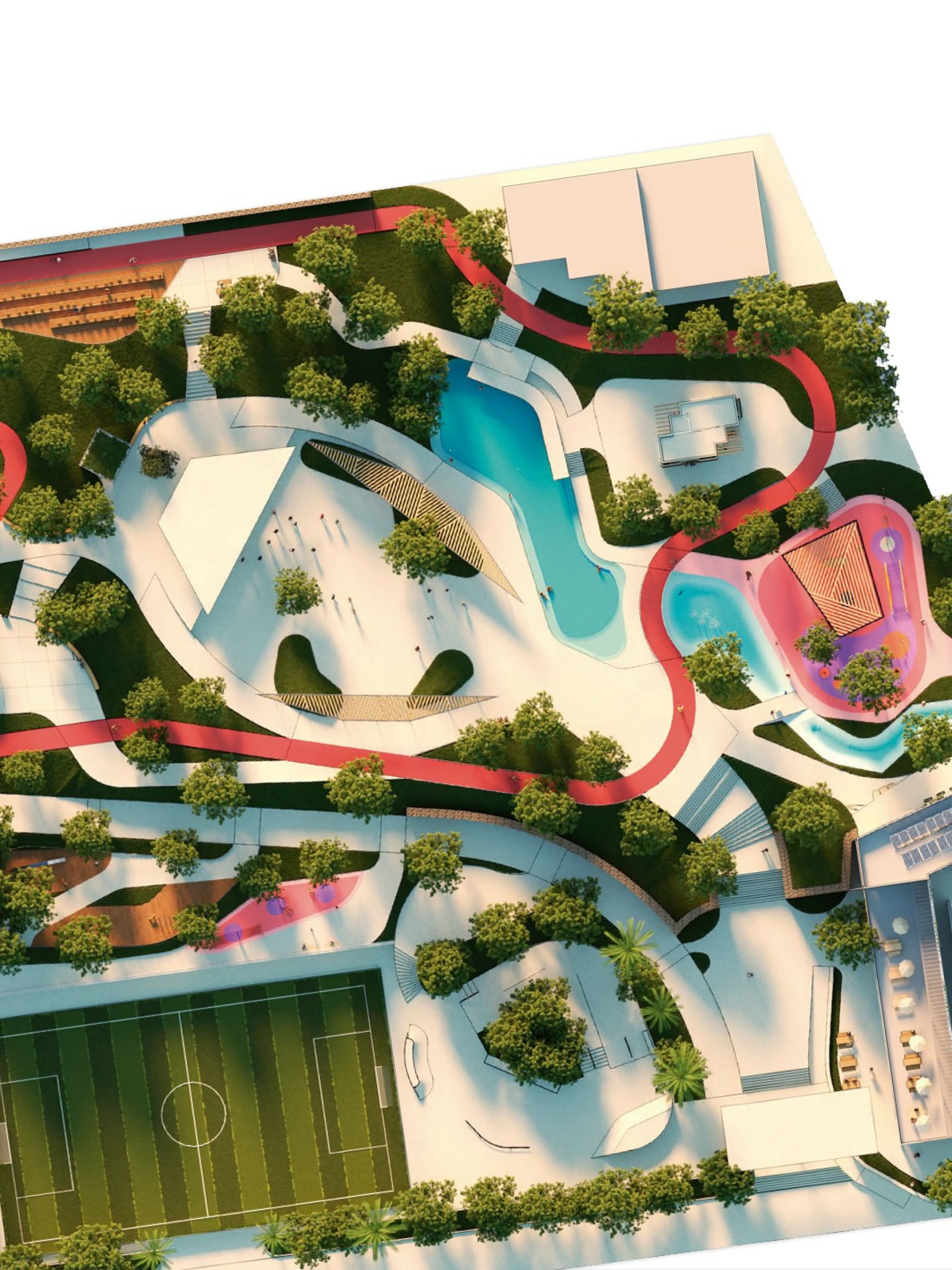 Parque Piedade Arlindo Cruz terá parque aquático para os cariocas - Divulgação/Prefeitura Rio