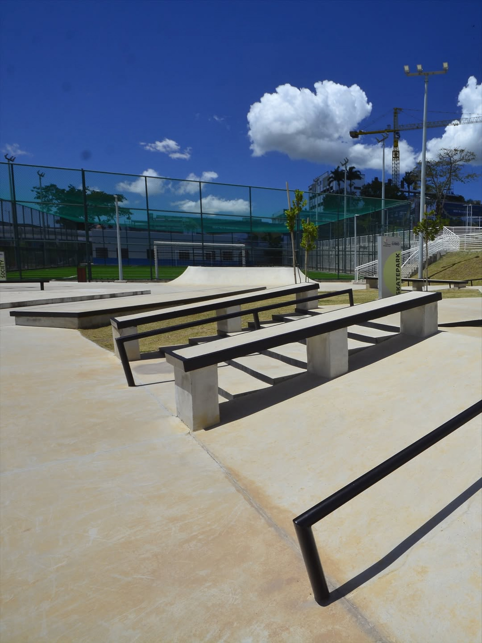 Parque Piedade Arlindo Cruz conta com skate park - Divulgação/Prefeitura Rio