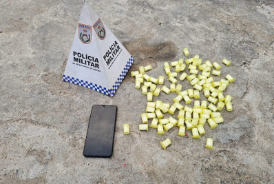 Suspeito é preso com mais de 100 cápsulas de cocaína em operação da PM em Rio das Ostras