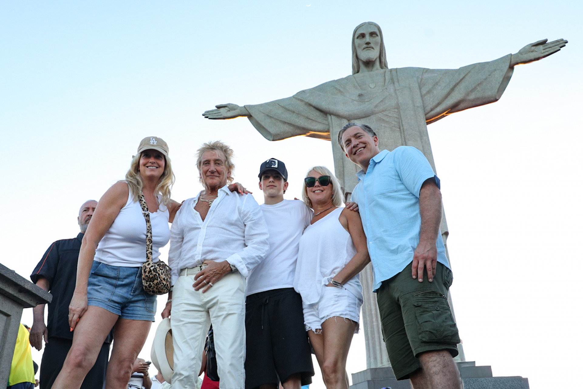 Rod Stewart e família - Reprodução/Victor Chapetta/BrazilNews