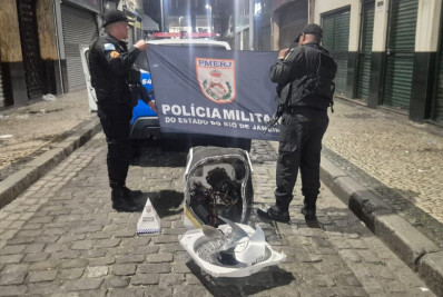 PM prende dois homens por furto em agência bancária no Centro do Rio