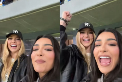 ‘Aqui é pé quente’: Virginia vai a jogo do Real Madrid e vibra com vitória