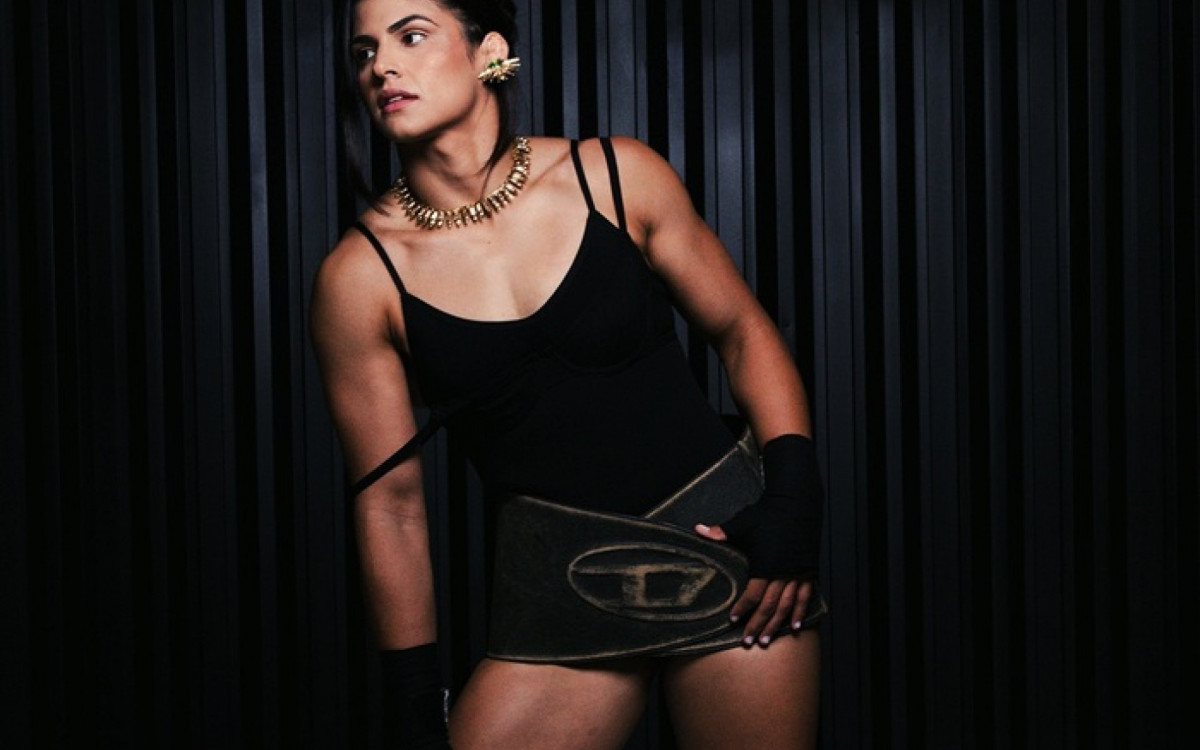 Michelle é campeã de MMA e também vem se aventurando na moda