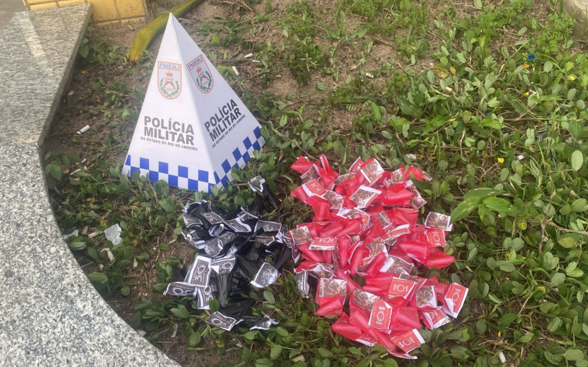 Suspeito foi detido em flagrante durante operação da Polícia Militar no Granja dos Cavaleiros