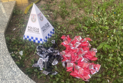 Ação da PM termina com prisão e apreensão de drogas em Macaé