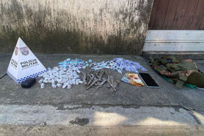 Ação rápida da PM acaba com ponto de tráfico no Palmital