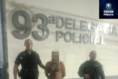 Suspeito de homicídio é preso minutos após crime ser flagrado por câmeras da Ordem Pública de Volta Redonda