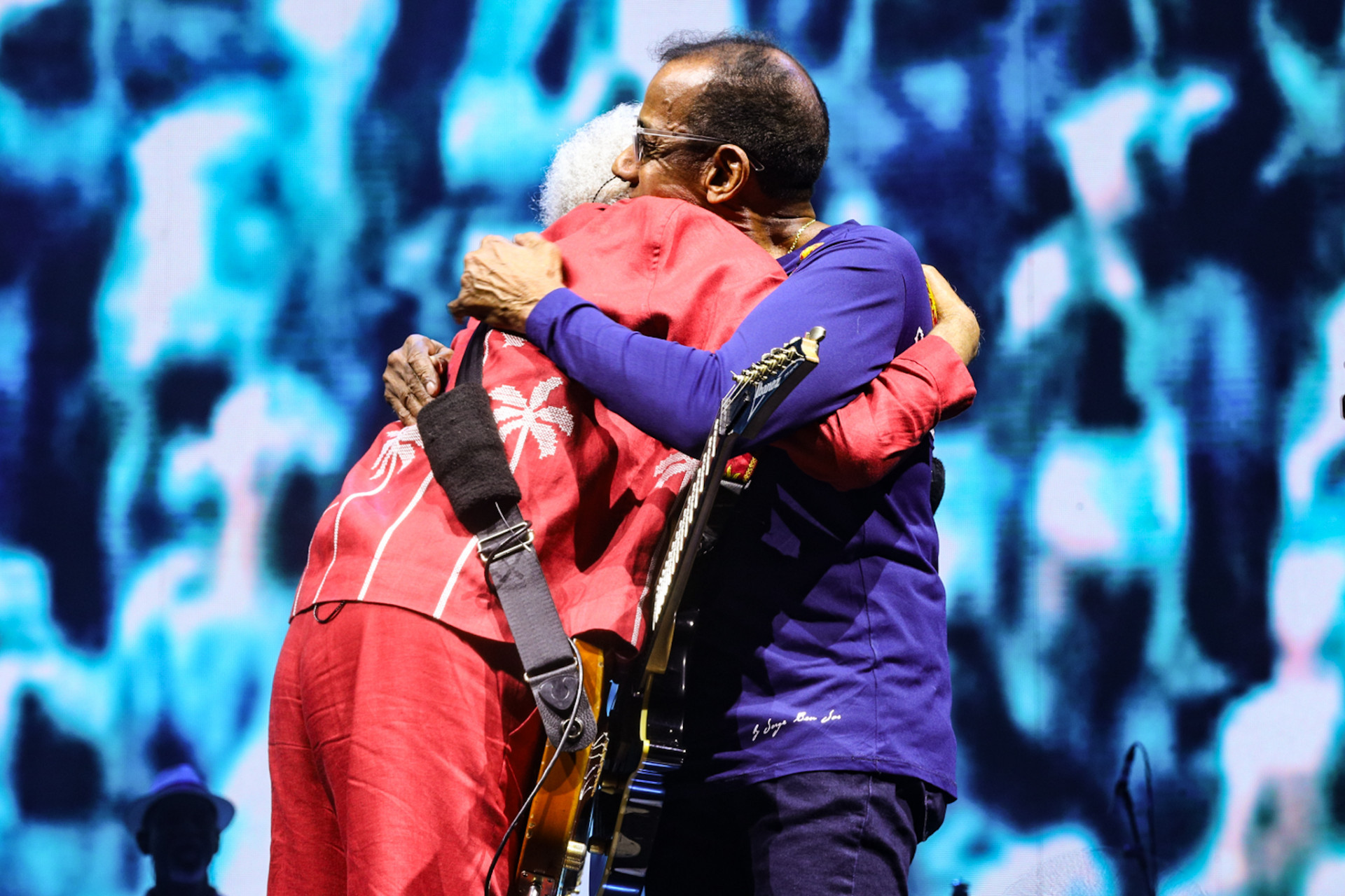 Gilberto Gil e Jorge Ben jor no show do Rio - Victor Chapetta / Brazil News