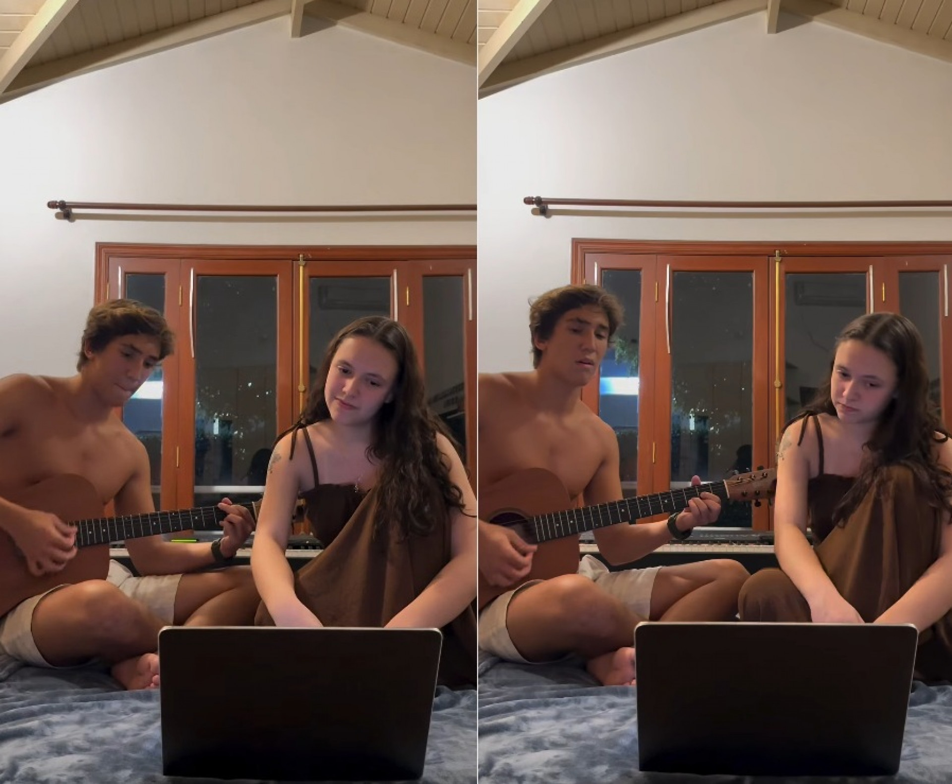 Netos de Elis Regina, Antonio Baldini e Rafa Mariano, cantam 'Romaria' - Reprodução/Instagram