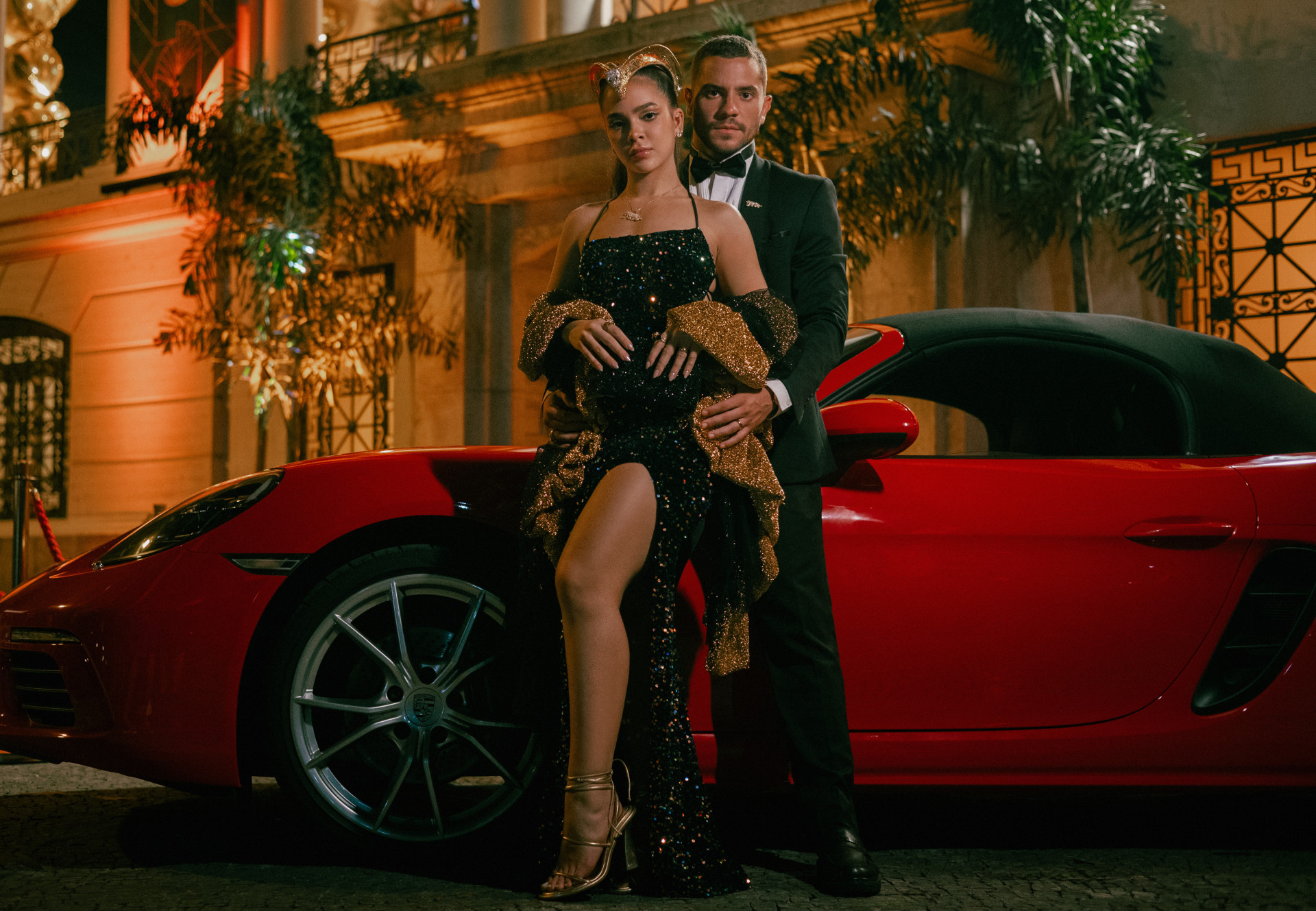 Mel Maia vive Mirna e André Lamoglia interpreta Profeta em 'Os Donos do Jogo'
 - Marcos Serra Lima/Netflix 