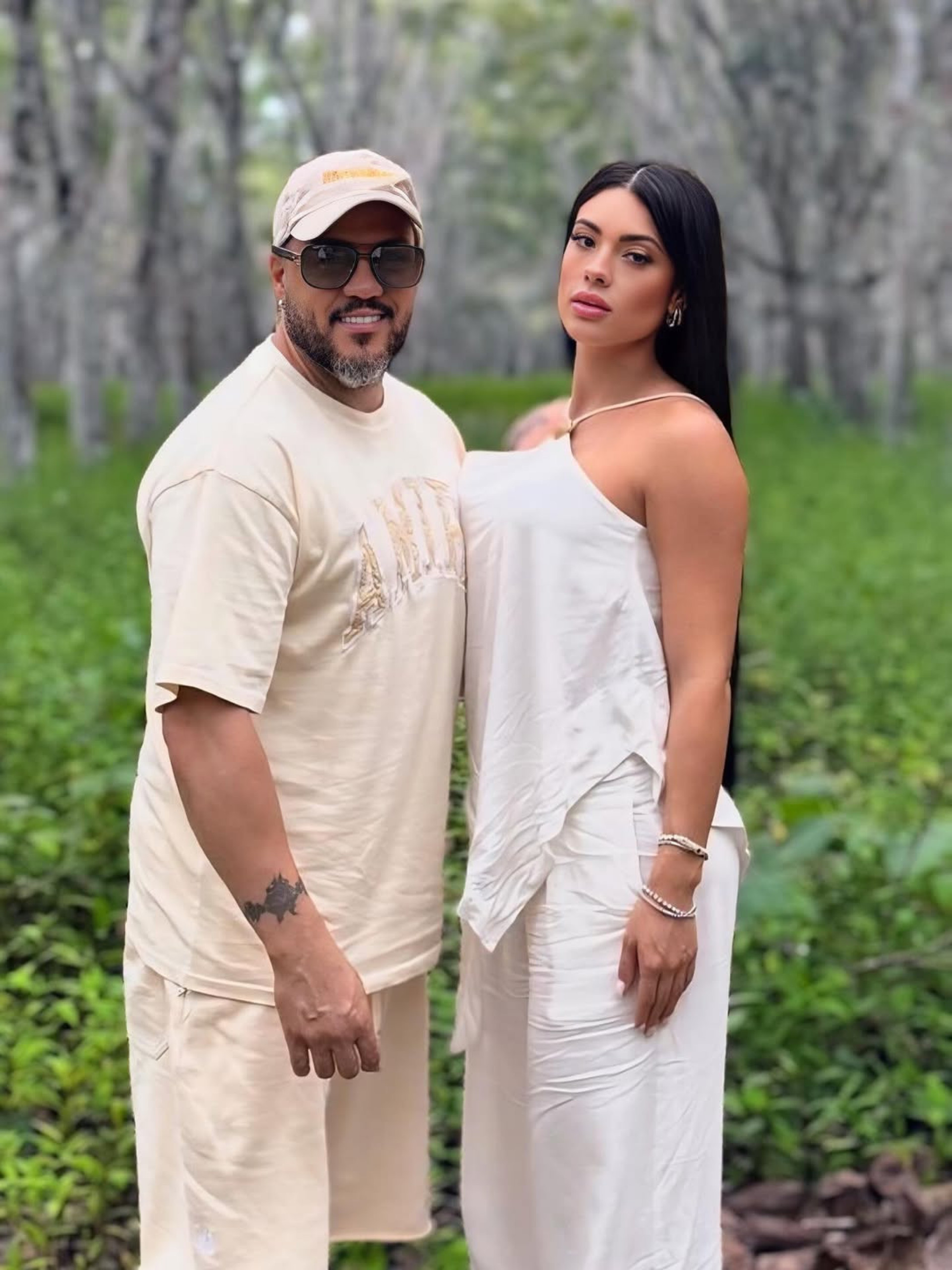 Belo e Rayane Figliuzzi - Reprodução/Instagram 