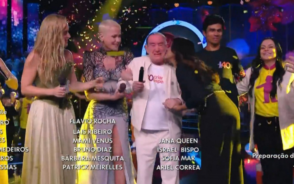 Renato Aragão chora no 'Criança Esperança' - Reprodução/TV Globo