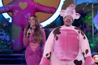 Cauã, Grazi e Ivete: Bichos 'famosos' de Nicole Bahls roubam a cena no 'Criança Esperança'