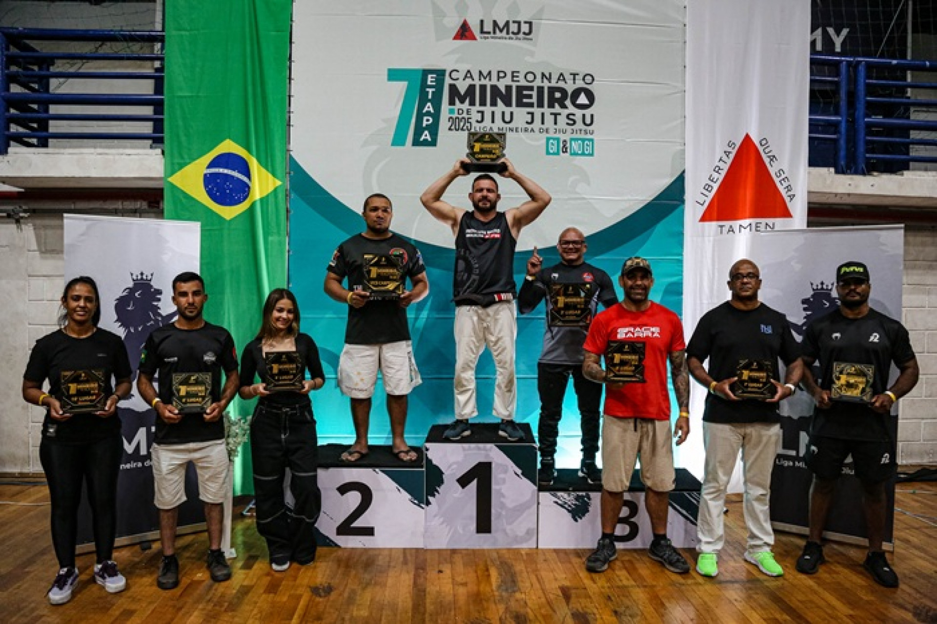 Equipes colaboraram para uma grande festa do Jiu-Jitsu em BH - (Foto: Gislaine Oliveira / @eunafotosports)