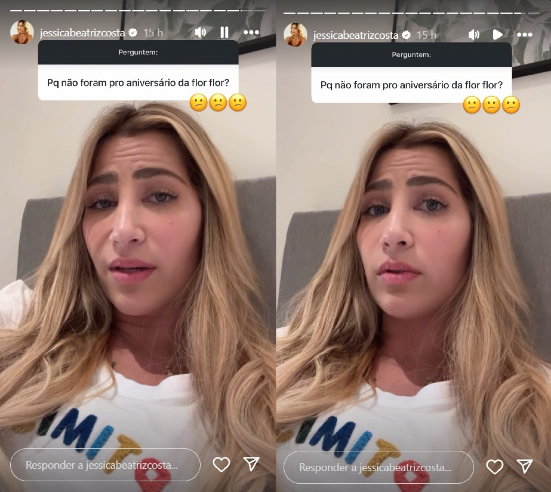 J&eacute;ssica Beatriz explicou aus&ecirc;ncia na festa da sobrinha, Maria Flor - Reprodu&ccedil;&atilde;o / Instagram