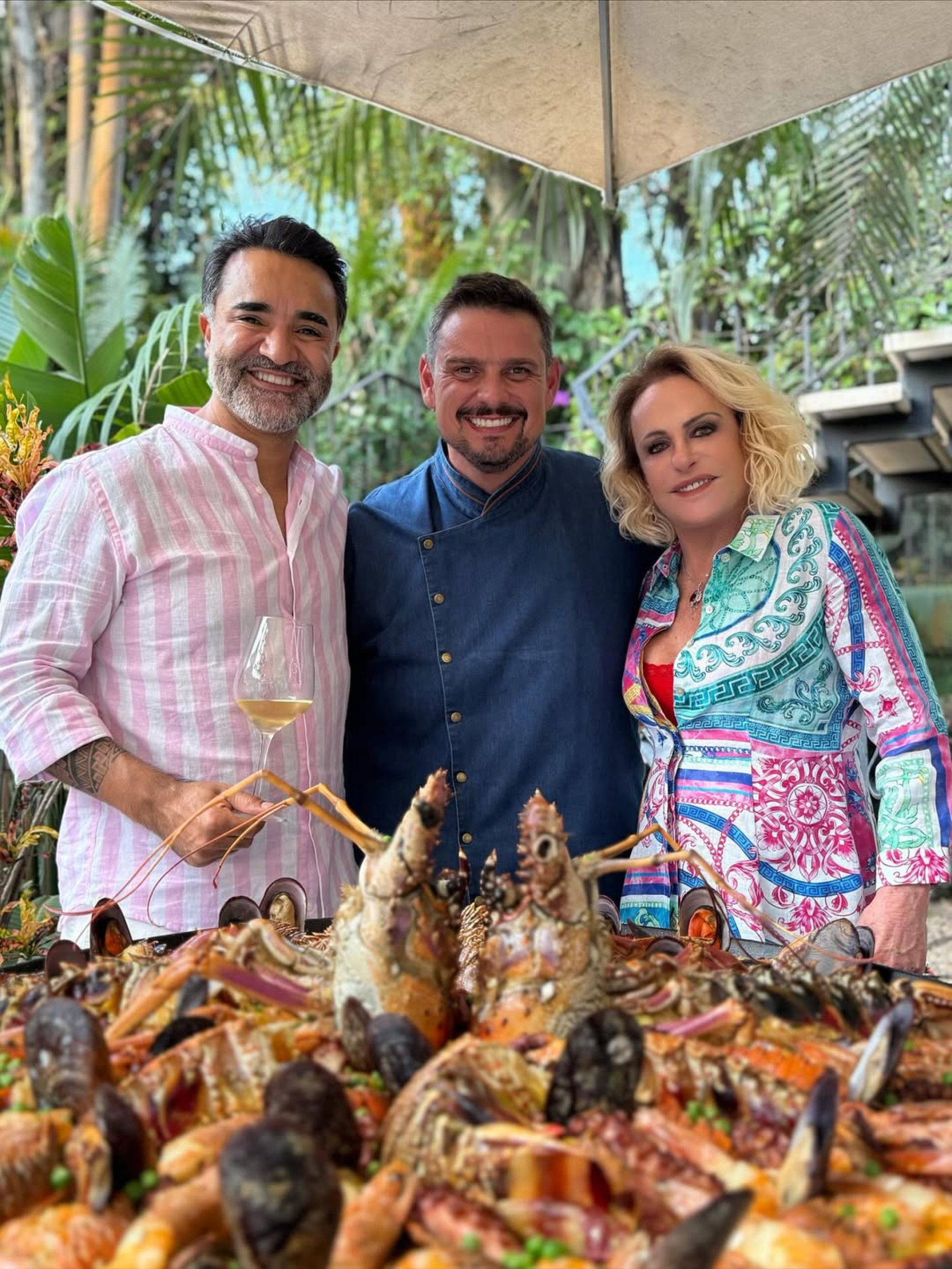 Fábio Arruda celebrou aniversário com festa na casa da mulher, Ana Maria Braga - Reprodução/Instagram