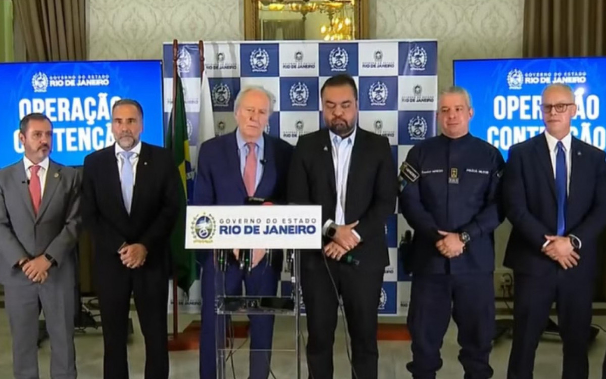 Ricardo Lewandowski e o governador Cláudio Castro se reuniram na noite desta quarta-feira (29)