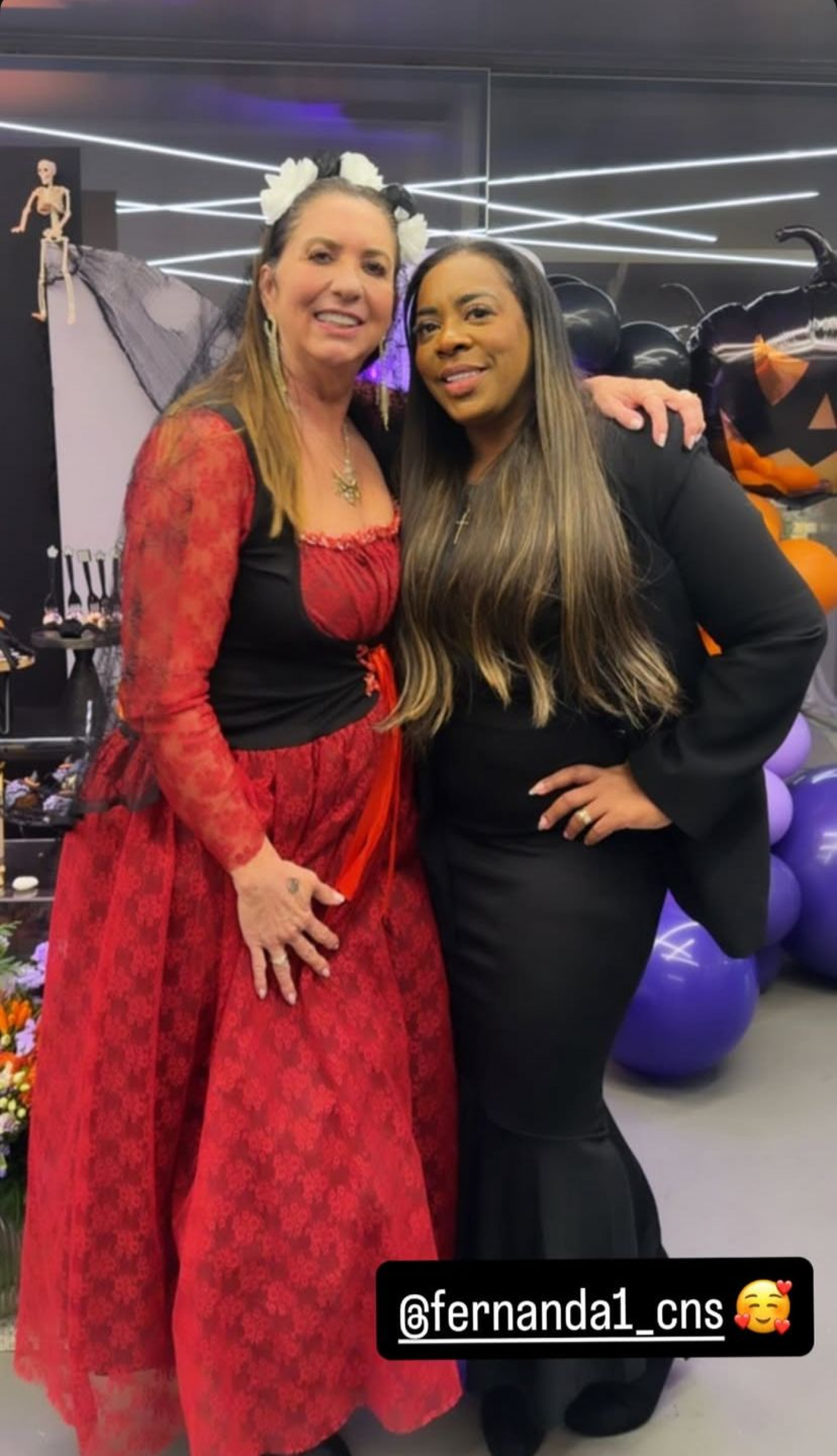 Margareth Serrão e Fernanda Cristina, respectivamente mãe de Virginia Fonseca e Vini Jr. - Reprodução/Instagram