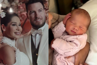 Maira Cardi compartilha fotos da filha recém-nascida