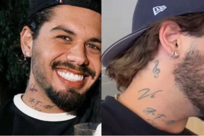 Zé Felipe muda tatuagem que homenageava Virginia