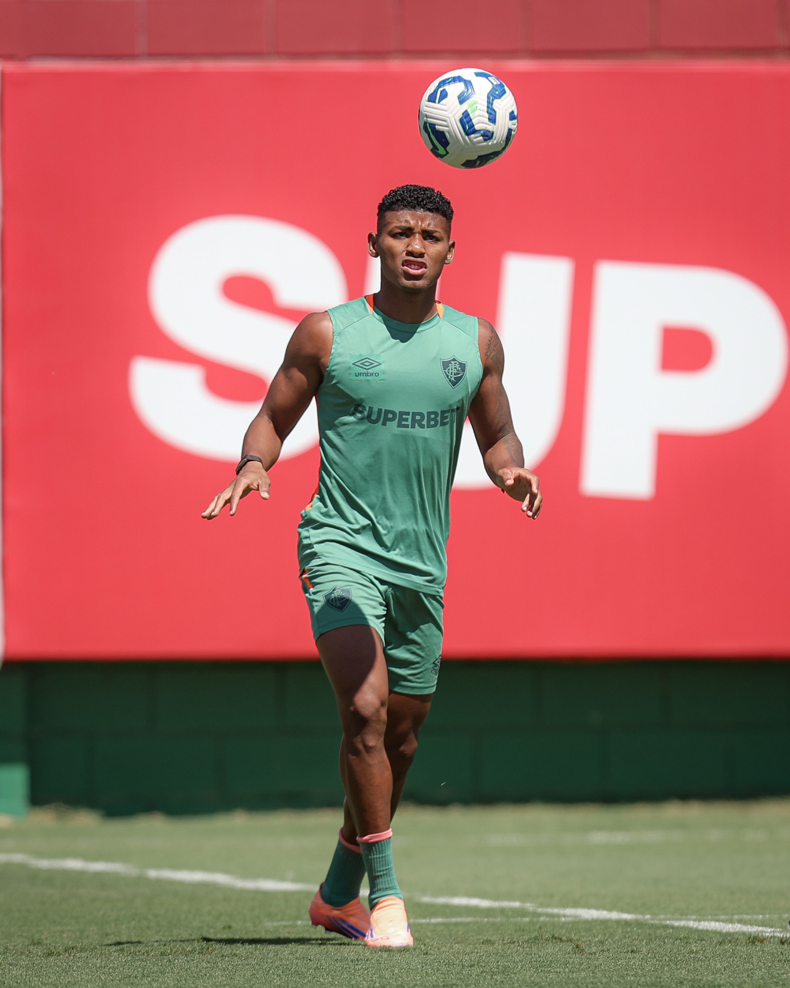 Hércules em treino do Fluminense