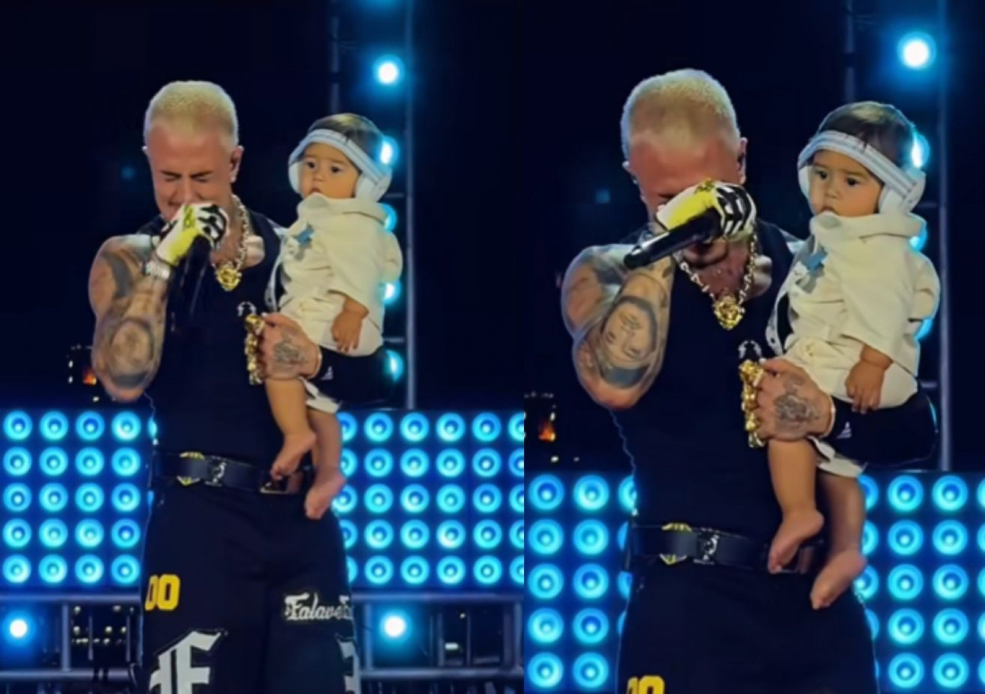 MC Daniel se emociona com filho Rás, de oito meses - Reprodução/Instagram