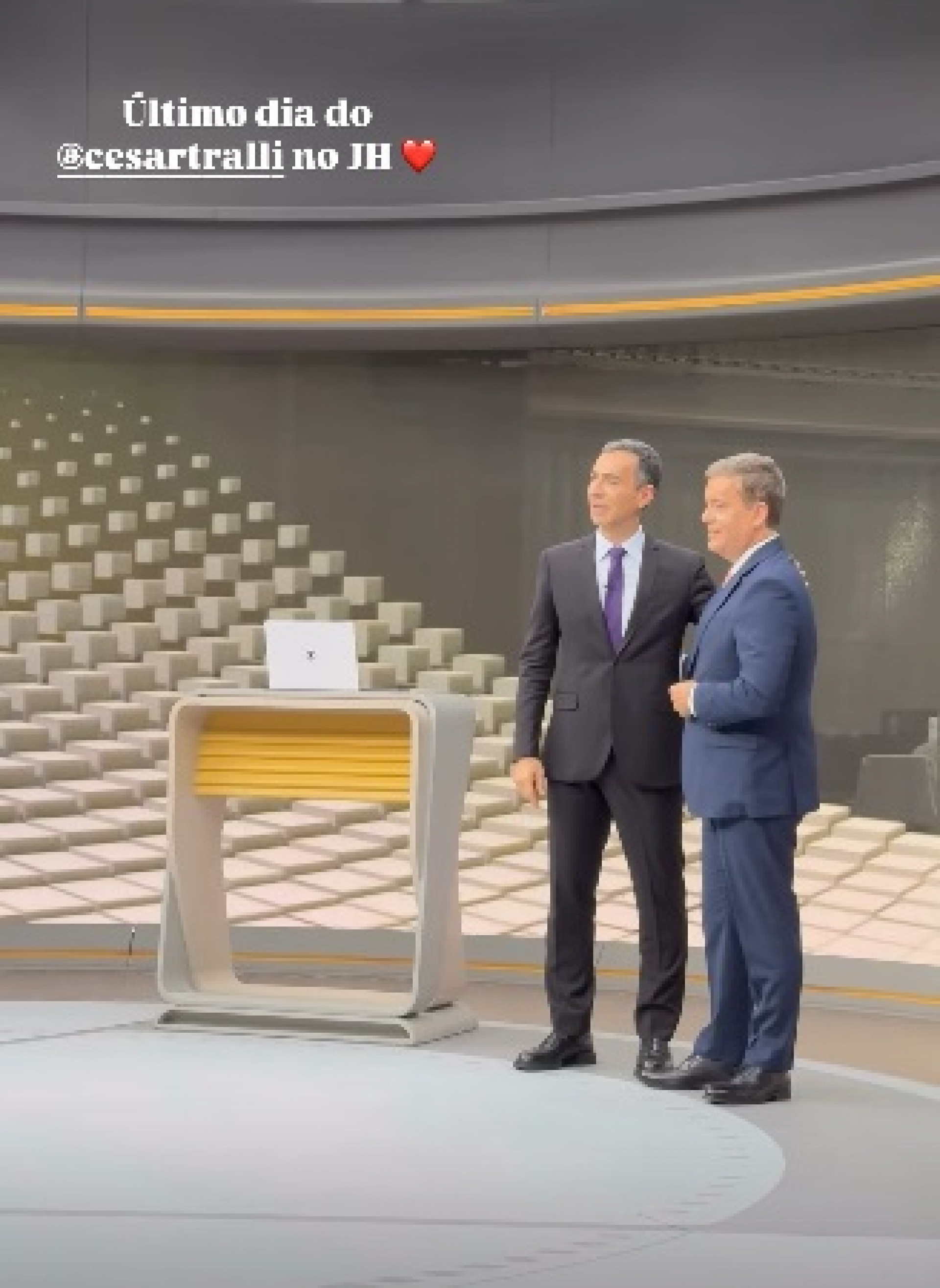 Roberto Kovalick vai assumir o 'Jornal Hoje' com a saída de César Tralli  - Reprodução/Instagram 