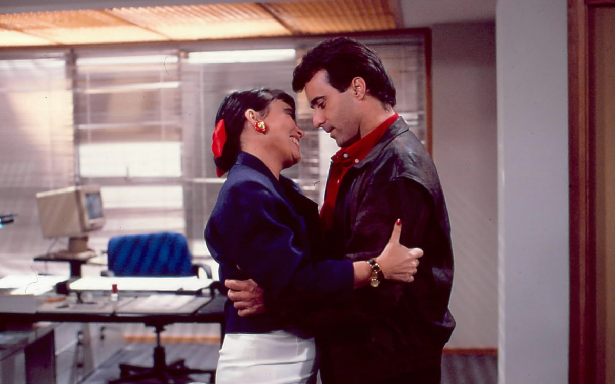 Edu (Tony Ramos) e Maria do Carmo (Regina Duarte) em 'Rainha da Sucata' - Globo/ Divulgação