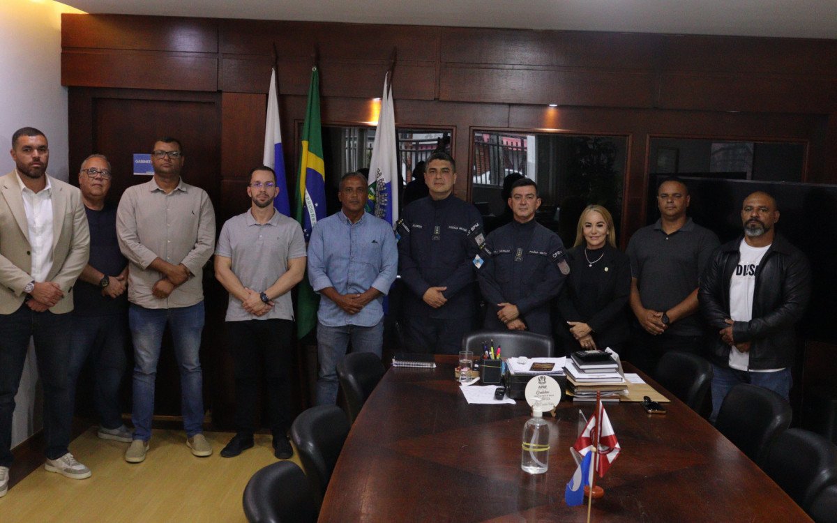 A reunião contou com a presença de representantes das cidades, do 25º Batalhão da Polícia Militar e do Comando de Polícia Rodoviária (CPRV)