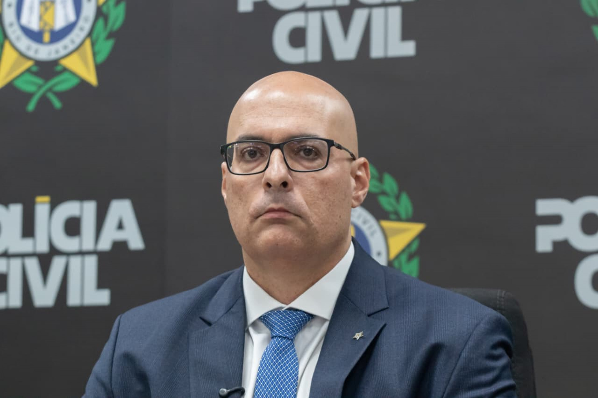 Delegado Felipe Curi, secretário de Polícia Civil, divulgou nomes de mortos na megaoperação - Érica Martin / Agência O Dia